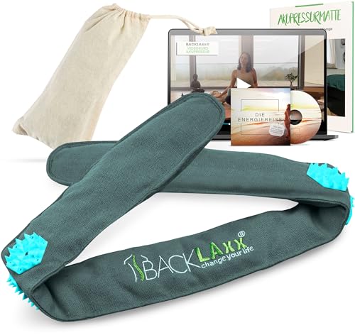 BACKLAxx ® Diadema de acupresión (turquesa oceánica)
