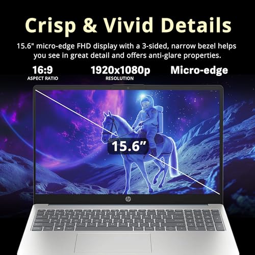 Image of HP 15.6 inch FHD Touchscreen Laptop, Intel i3-N305, 16GB DDR4 RAM, 2TB Storage(1TB SSD+1TB Docking Station Set), Intel UHD Graphics, Number Pad, 720p HD Camera, Wi-Fi 6, Win 11 Pro, Moonlight Blue