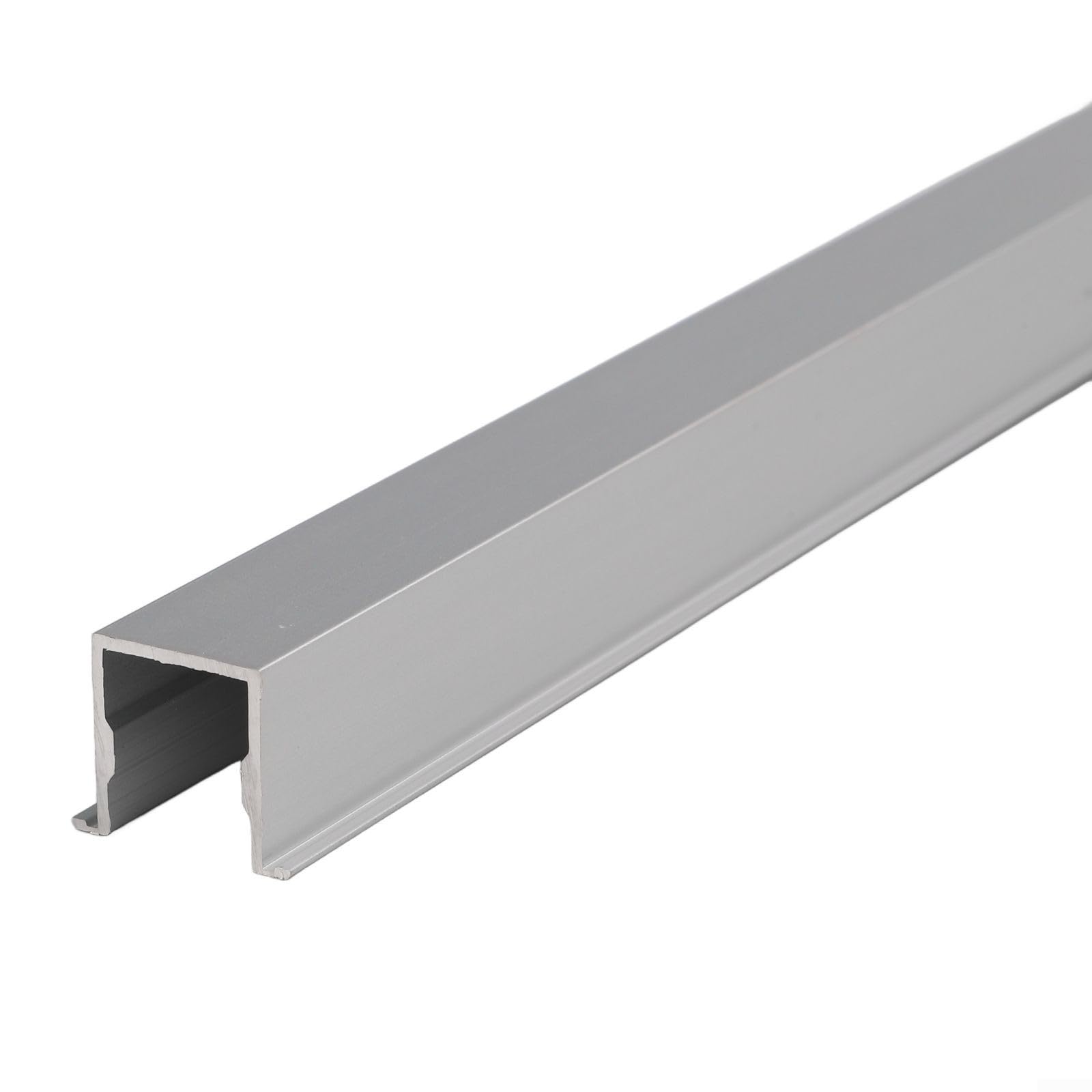 Rails de Coulisse pour Porte Pliante en Alliage d'Aluminium, Système Supérieur et Inférieur avec Rouleaux Pivotants, Charge Max 60kg, Glissement Fluide et Silencieux