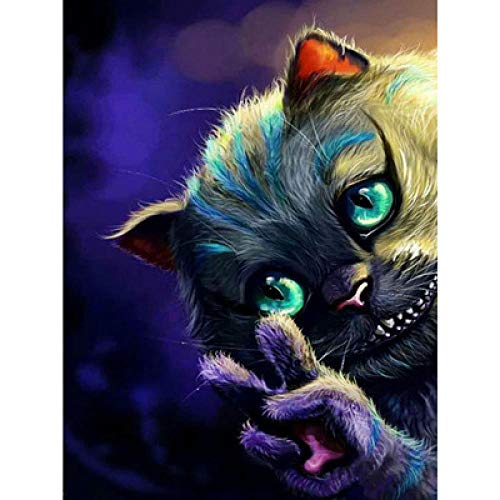 Peinture diamant 5D chat cartoon kit broderie mosaïque complet