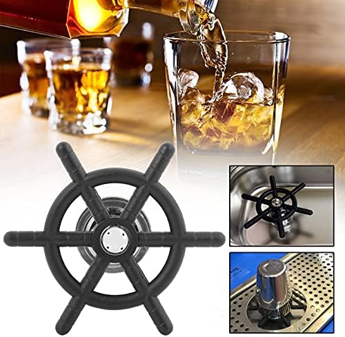 Glass Rinser Head, Stainless Steel Bar Glass Rinser Faucet Rinser for Beer Glass Coffee Cup, Automatic Cup Washer Cleaner Accessory for Bar Restaurant Pub Coffee Shop image 3