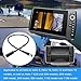 Sigely 720074-12 AS EC QDE Ethernet Adapter Cable Compatible with Humminbird Fish Finders Helix 7, Helix 8, Helix 9, Helix 10, Helix 12 and Helix 15 Models
