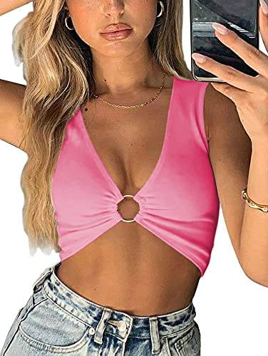 Plunge Ring Crop Top