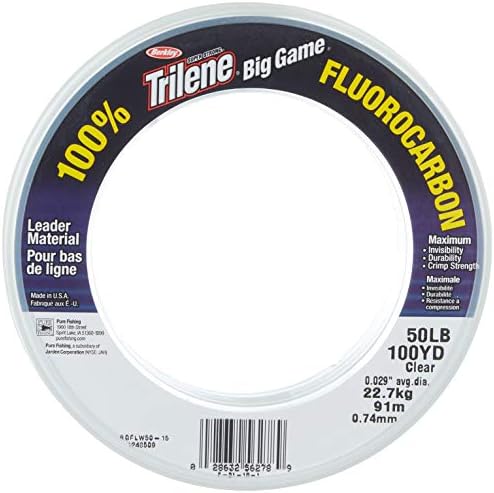 Berkley Big Game Fluorocarbon Leader Line - Clear