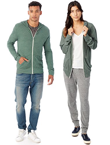 Alternative Men's Eco Zip Lightweight Hoodie