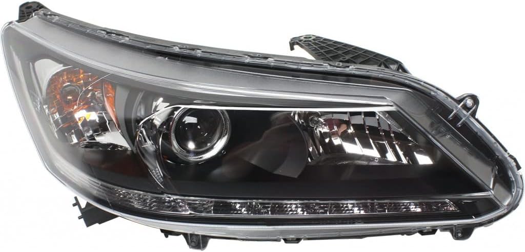 For Honda Accord Headlight Assembly 2013 Pair Driver and Passenger Side | Sedan | w/LED DRL | EX-L/Touring | V6 3.5L Engine | DOT Certified | HO2502156
