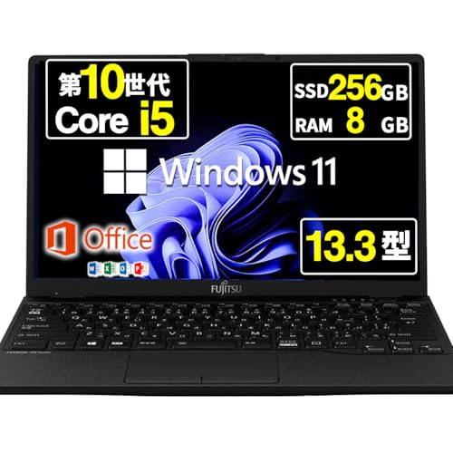 yςݕizm[gp\R FMV LIFEBOOK U9310 Office2021 Windows11 13.3^ 10Core i5-10310U m[gPC tHD J (SSD:256GB :8GB)