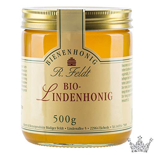R. Feldt Honige Linden BIO Honig, kräftig, frisch, sommerlich, 500g Cover