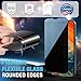 TEMPRTEK+ for iPhone 15 Pro Max Privacy Glass Screen Protector 2 Pack (9H+ Military Grade 3X Protection) Long Last Shatterproof Tempered Glass - Anti Scratch/Fingerprint [Full Coverage] Anti-Spy