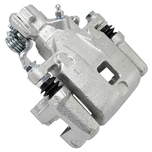 Image of TRQ Rear Left Brake Caliper w /Bracket Drivers Side