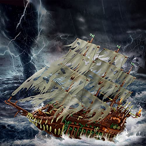 Mould King Pirate Ship Building Blocks Set, Ship Model Building Blocks Toys 13138, Simulation Ship Model Building Bricks Toy, 3653 Pieces For Model Fans And Kids 14+ Years #TOP1