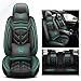 GJXJY Housse Siege Voiture Simili Cuir pour Jeep Liberty/Patriot/Renegade/Renegade Van/Wrangler Universelle Accessoires de Auto (Size:avec Appui-tête et Soutien Lombaire,Color:Vert)