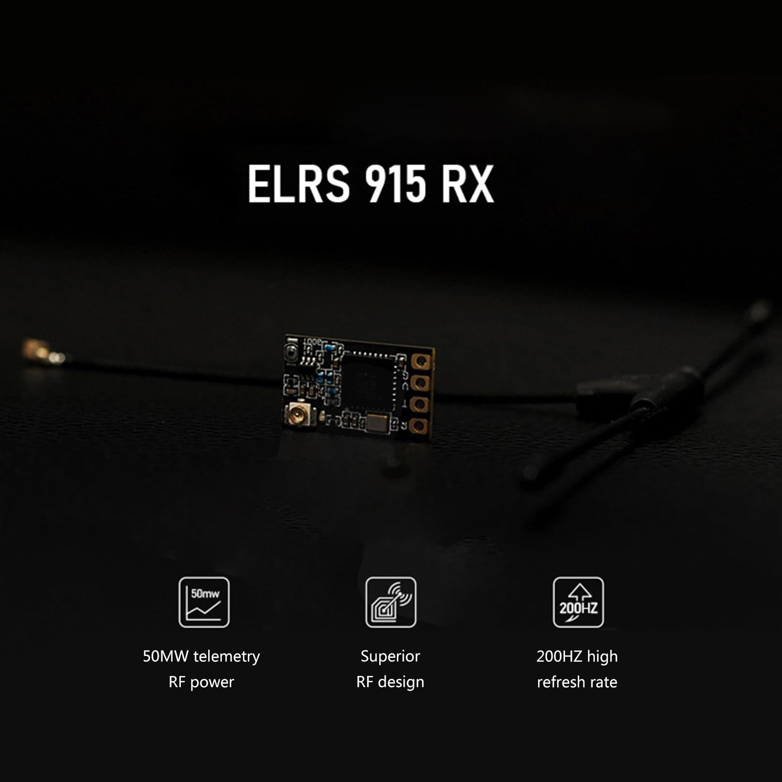 ELRS Empfänger-Set Langstrecken-2,4 G 915/868 MHz Empfänger für Mobula 7 Mobula 6 Langstrecken-Drohnen