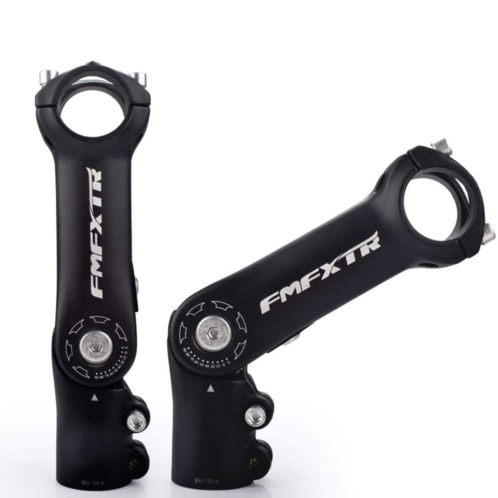 CYSKY Mostek rowerowy regulowany 25,4 110mm 0-90° MTB Mostek do roweru górskiego, roweru szosowego, MTB, BMX, jazdy na rowerze (110mm)