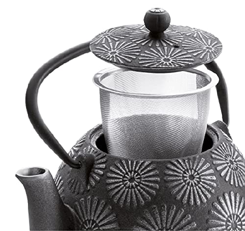 IBILI - Tetera hierro fundido Bali, 1.2 litros, Interior esmaltado, Apto para inducción - Imagen 5