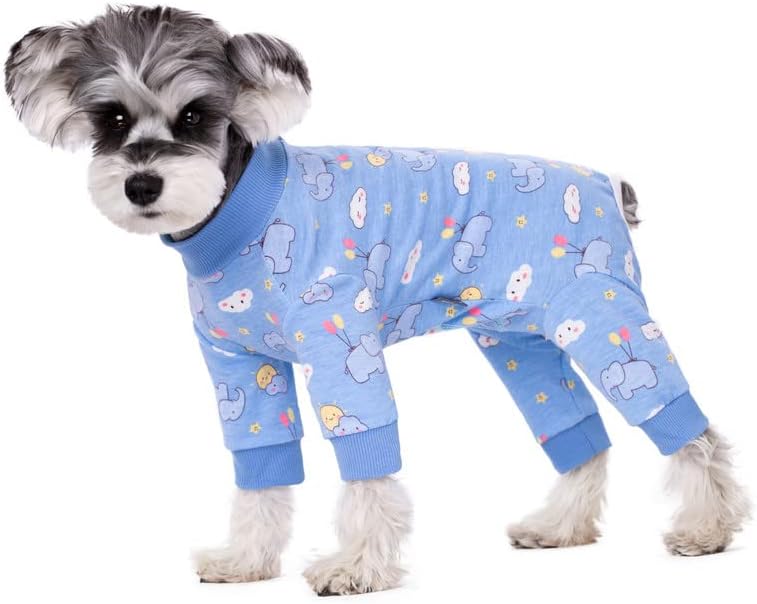 Traje de recuperación de cirugía para perros, mameluco para cirugía hembra, perros machos, pijamas de manga larga, mameluco para perros pequeños,