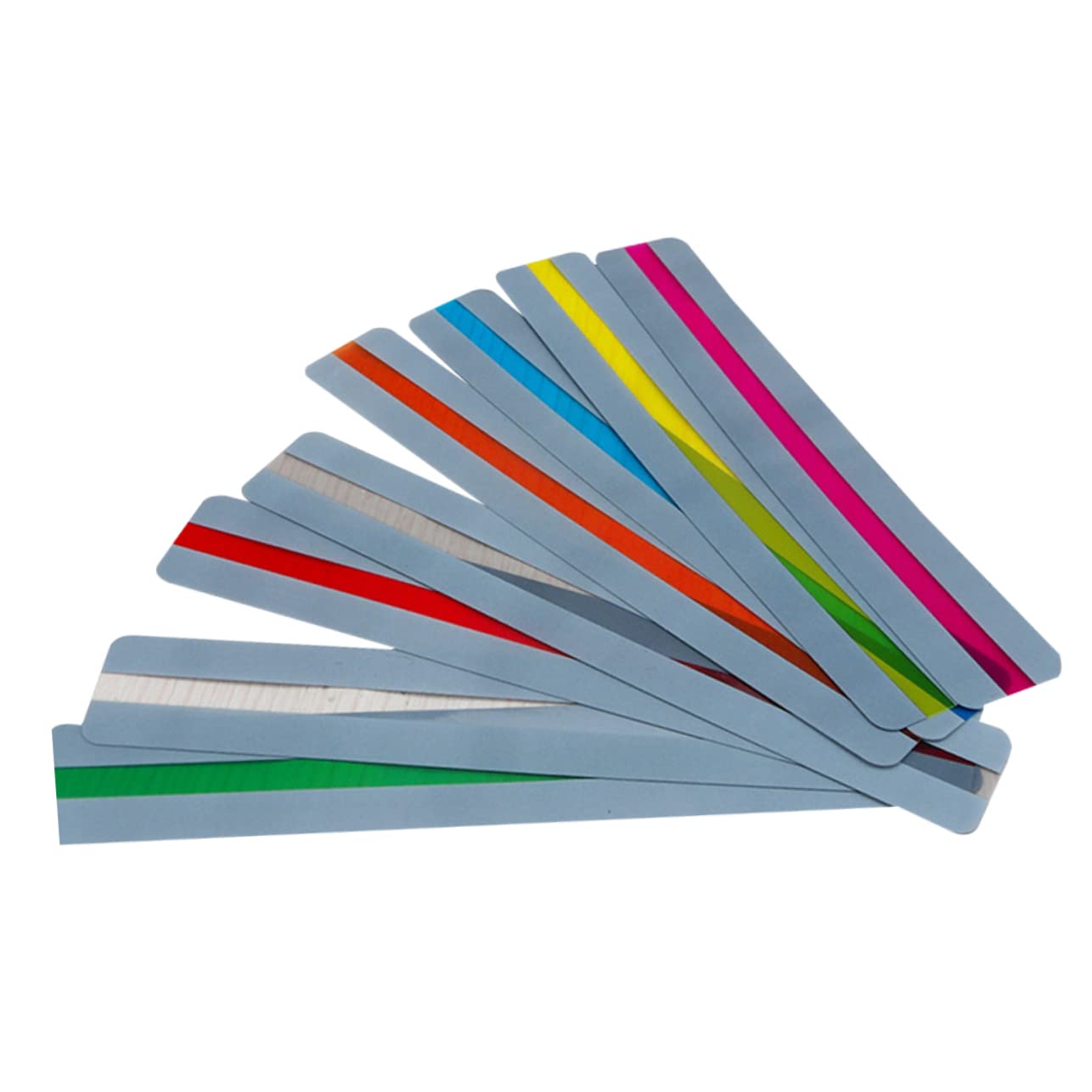 64pièces Marque-pages Pvc Transparent Marque-pages Étanches Et Décoratifs Pour Couleurs Disponibles
