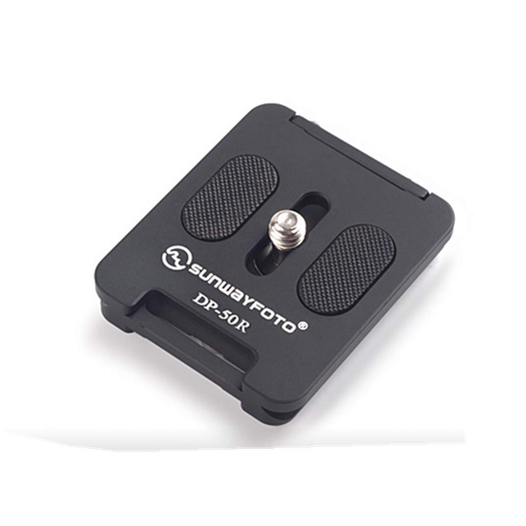 SUNWAYFOTO DP-50R Universal Arca 1/4" Vite Quick Shoe 50mm Piastra a sgancio rapido