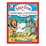 Super Duper Publications | Say & Glue for Language & Listening Fun Sheets | Educational Resource for Children