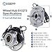 ECCPP Front Wheel Hub Bearing Assembly 5 Lugs w/ABS 2008-2015 For Chrysler For Dodge Compatible with 513273