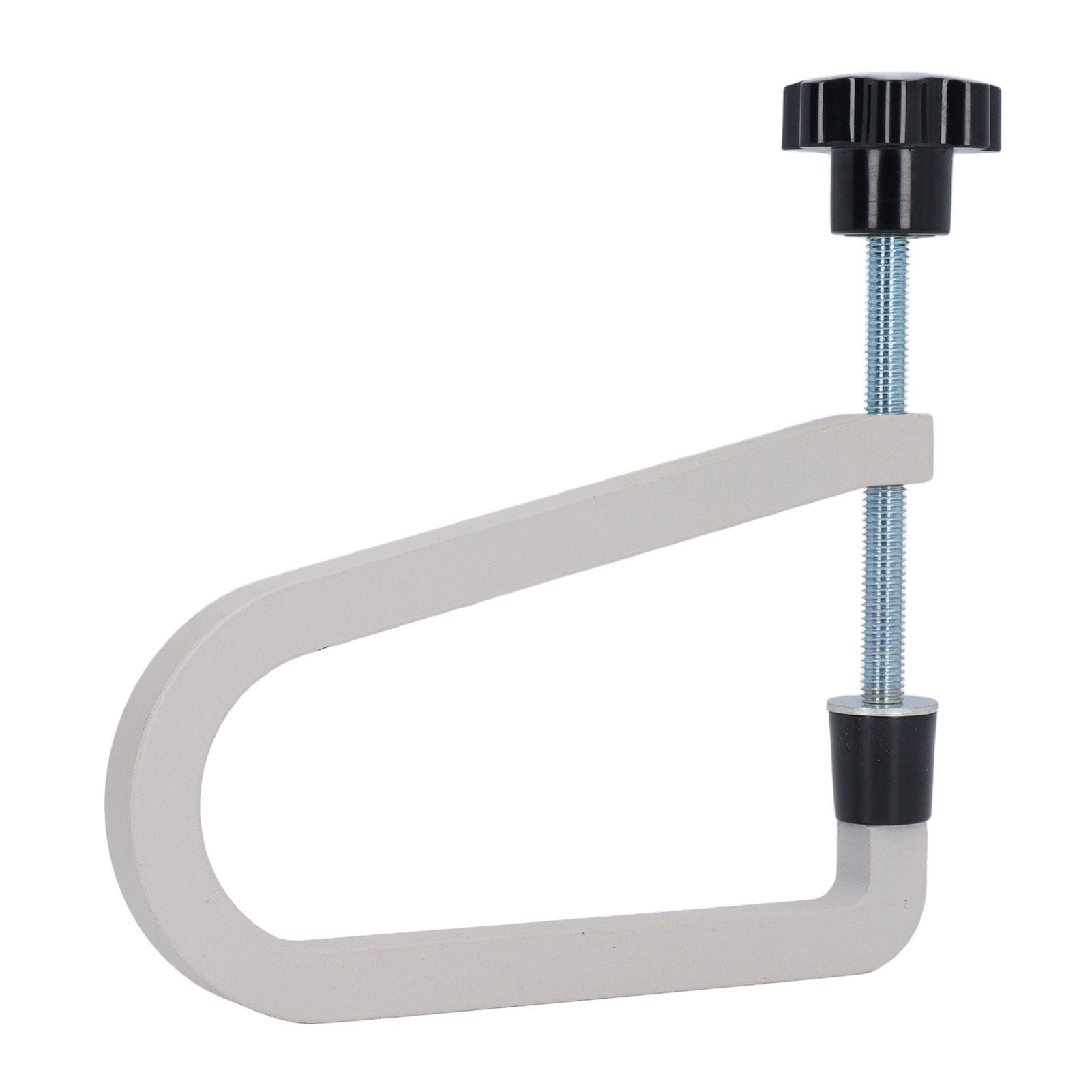 Abrazadera de Puente de Guitarra Acústica,Abrazadera en U de Garganta Profunda,Herramienta de Reparación de Acero Resistente para Guitarristas Luthiers (R258 Gris)
