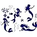 Wall Decals Mermaid Decal Vinyl Sticker Bathroom Window Nursery Children Bedroom Hall Home Decor Dorm Interior Art Murals MN791