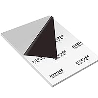 Vista 16 de Placa de aluminio 6061, 12 x 16 x 1/4 pulgadas de grosor, placas de aluminio resistentes con película protectora, placa rectangular de aluminio