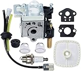 Caalii SRM-210 GT-200R Carburetor Kit for Echo SRM-230 HC-150 PE-200 PPF-210 PAS-230 Carb, with Primer Bulb Air Filter for String Hedge Trimmer Edger
