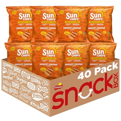 15% coupon - Sunchips Multigrain, Harvest Cheddar, 40 snack bags
