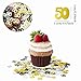 50th Birthday Decorations Kit for Men & Women 50 Years Old Party, NO ASSEMBLY REQUIRED - Black Gold Happy Birthday Banner, Hanging Swirls, Circle Dots Hanging Decoration, Number 50 Table Confetti