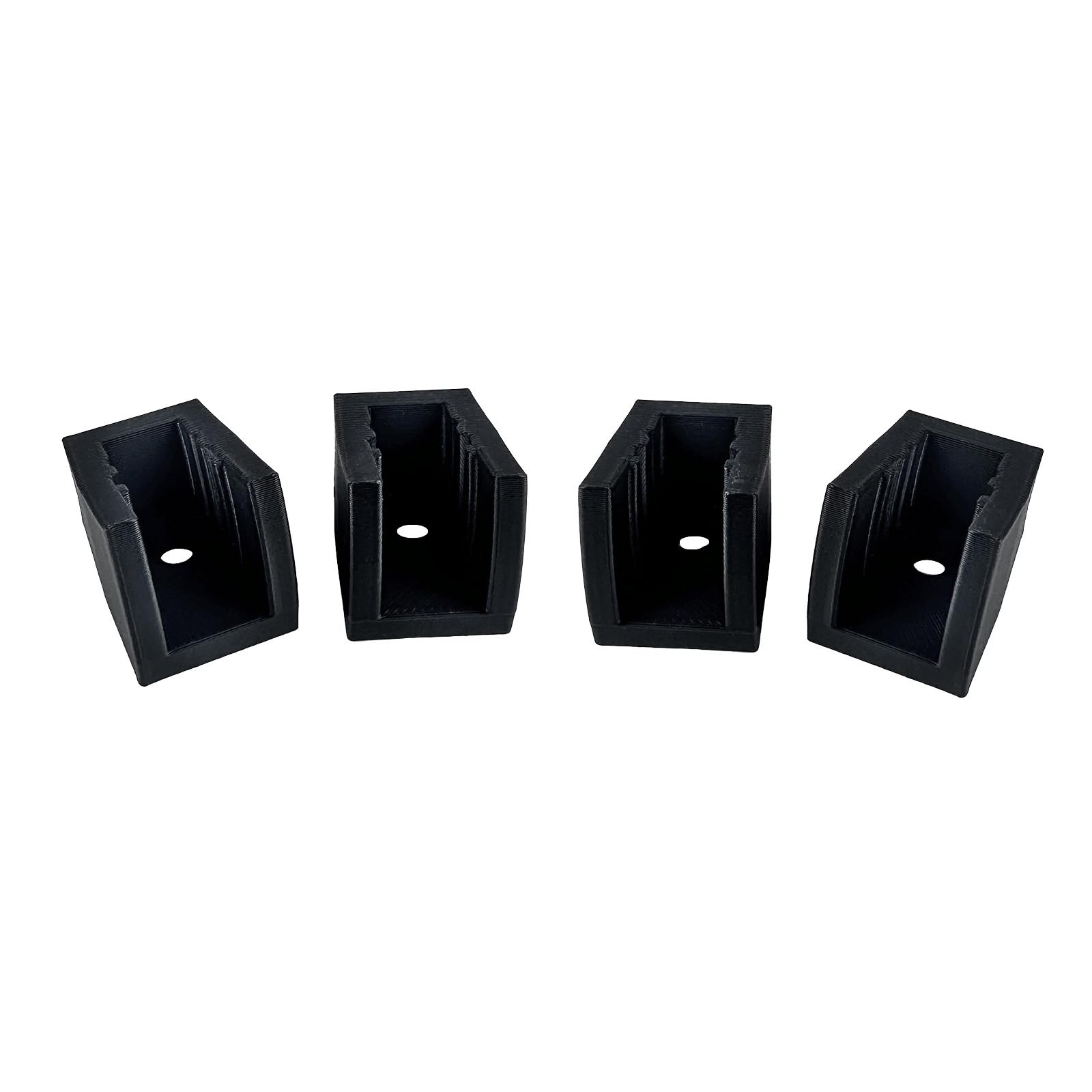 Mekalero Practical Polylactic Acid Tool Mounting Clamps 4Pcs Organizers Wall Brackets Garage Tool Mount for Neat Workshop Arrangement Organizers Wall Brackets