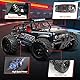JOYTREKY Ferngesteuertes Auto - 1:18 Scales High Speed 40KM/H RC Auto 4WD Offroad-RC-Truck 2 Batterien 2.4GHz All-Terrain-Spielzeug Wiederaufladbar Fast Cars Für Kinder und Erwachsene - Schwarz