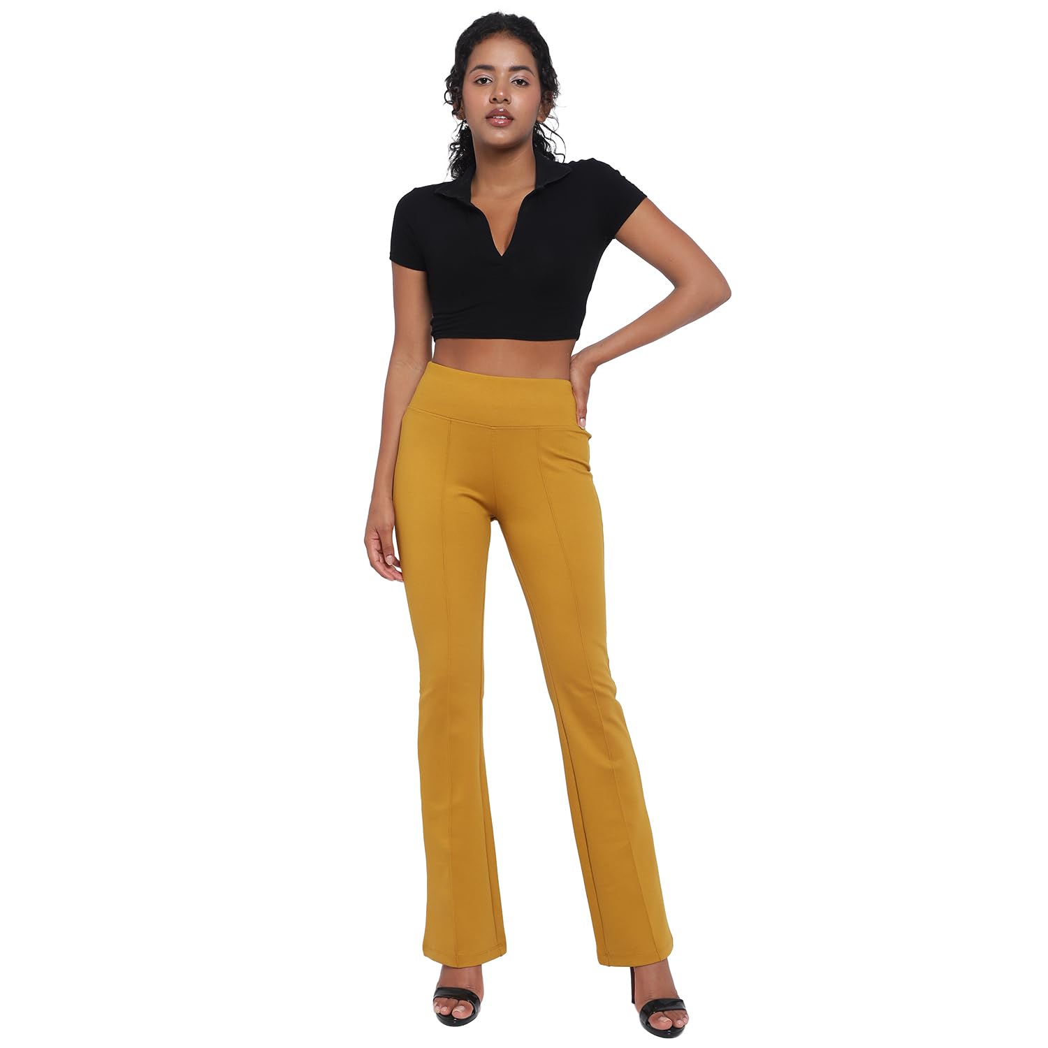 REPUBLIC OF CURVES Women's Regular Fit Trouser