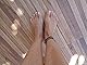 ✿ SIMPLES SCHWARZES ETHNO TRIBAL FUSSBAND GEKNOTET ✿ Fussband Velour