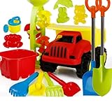 ◆ Sencillo y divertido: utiliza varios moldes de playa y un kit de construcción de castillo para construir tu propio castillo.Cultiva la imaginación y creatividad de los niños.