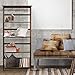 Casual Home Mission Style 5-Shelf Bookcase, Walnut
