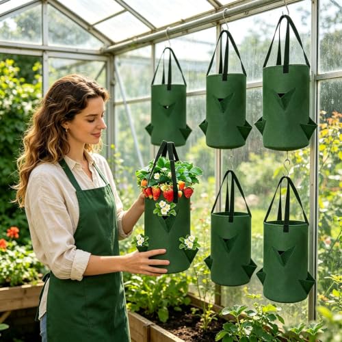 Bolsa de cultivo para terraza invernadero e interior con tela resistente 4