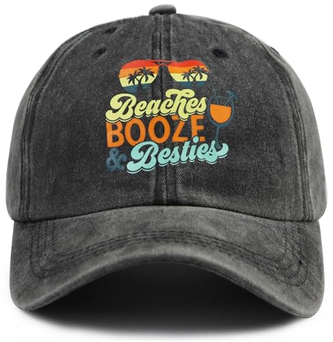 Gorra de algodón ajustable vintage para mujer