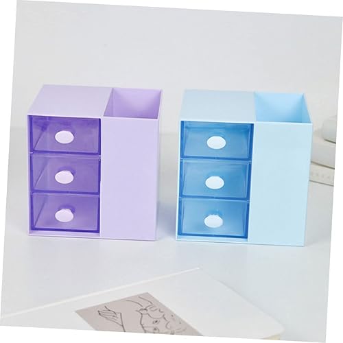 Miniatura 9 de Caja de almacenamiento de escritorio Multifunción Papelería Contenedor de lápices Contenedores de escritorio Accesorios de escritorio Accesorios de