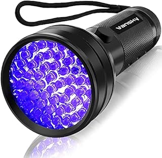 UV Flashlight Black Light, Vansky 51 LED Blacklight Pet Urine Detector for Dog/Cat Urine, Dry Stains, Bed Bug, Matching with Pet Odor Eliminator