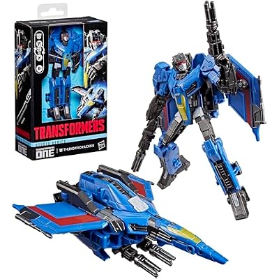 Transformers Studio Series ONE Thundercracker, Deluxe Class 5.25-Inch Converting Action Figure, Robot Toys for Ages 8+