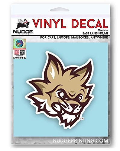 Image of Collegiate NCAA Car Decal Made from Premium Weatherproof Vinyl (Texas State Boko Head)