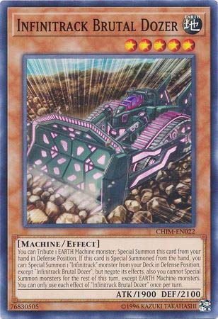 Yu-Gi-Oh! - Infinitrack Brutal Dozer - CHIM-EN022 - Common - Unlimited Edition - Chaos Impact