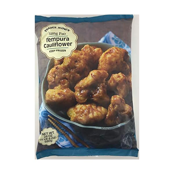 Trader Joe's Kung Pao Tempura Cauliflower (4 Pack) Gourmetian
