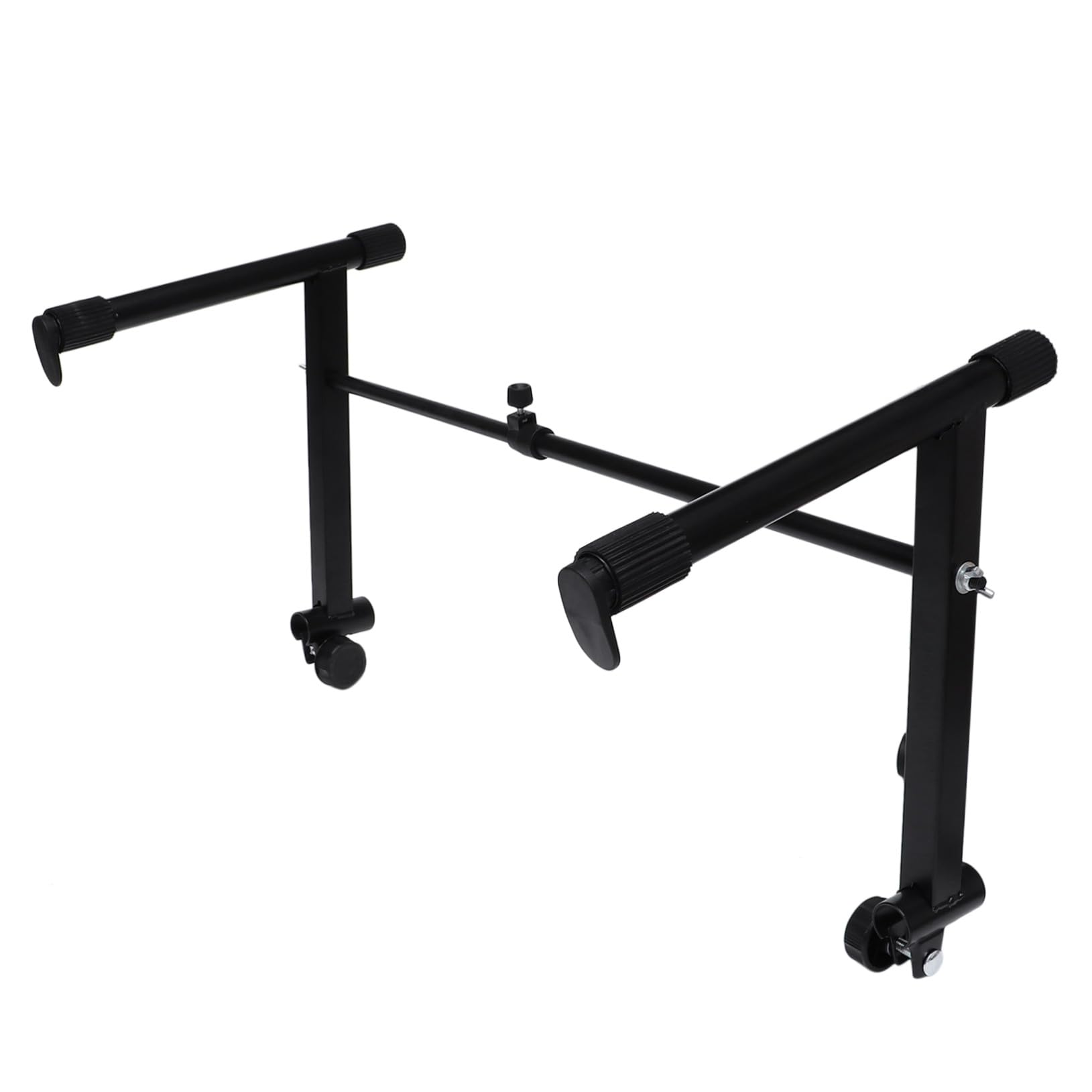 Soporte para Teclado Electrónico con Doble Arriostramiento Práctico para Pianos Digitales Resistente y Seguro para Uso Casa y Escenario