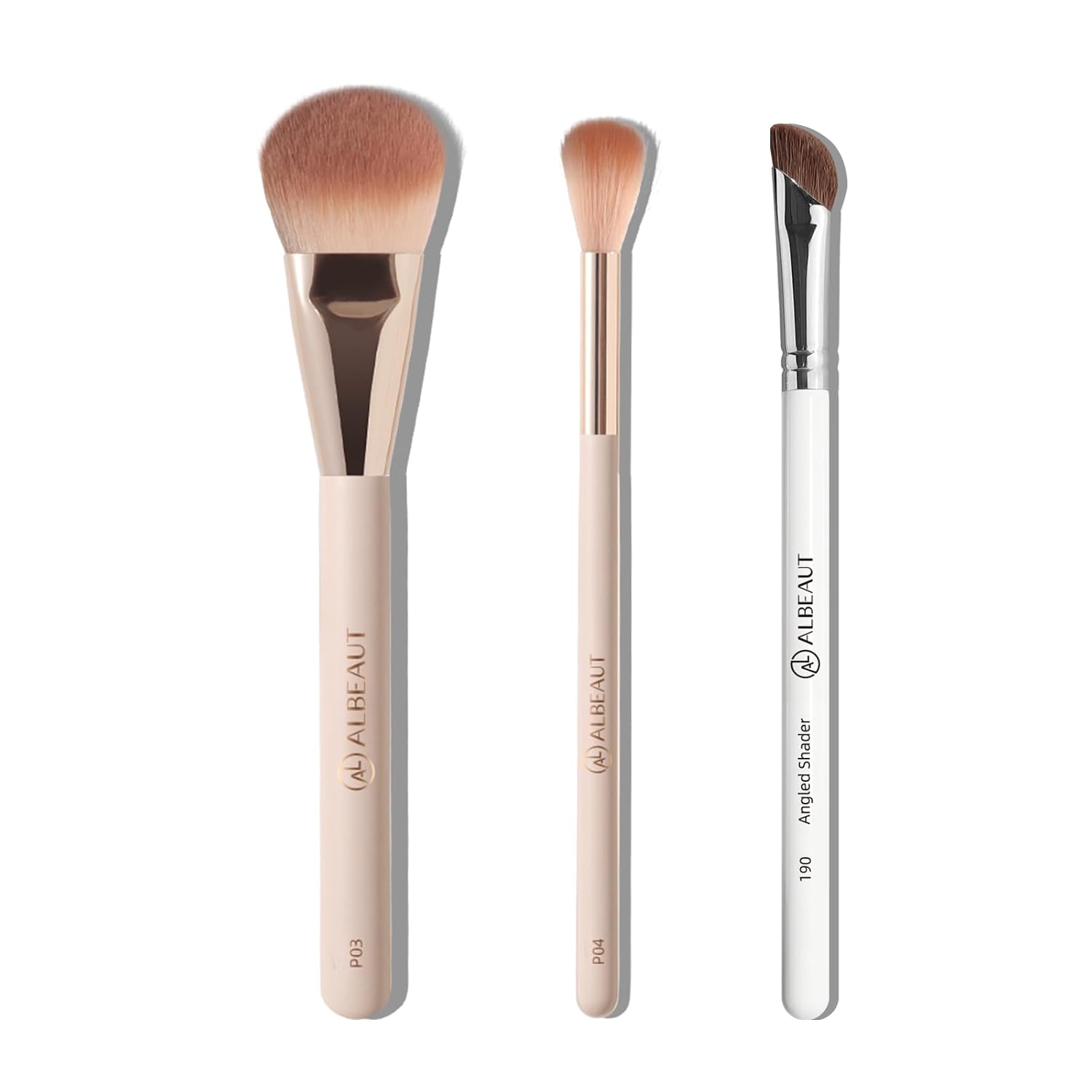 Albeaut Nose Contour Brush, Blush Highlighter Brush Set