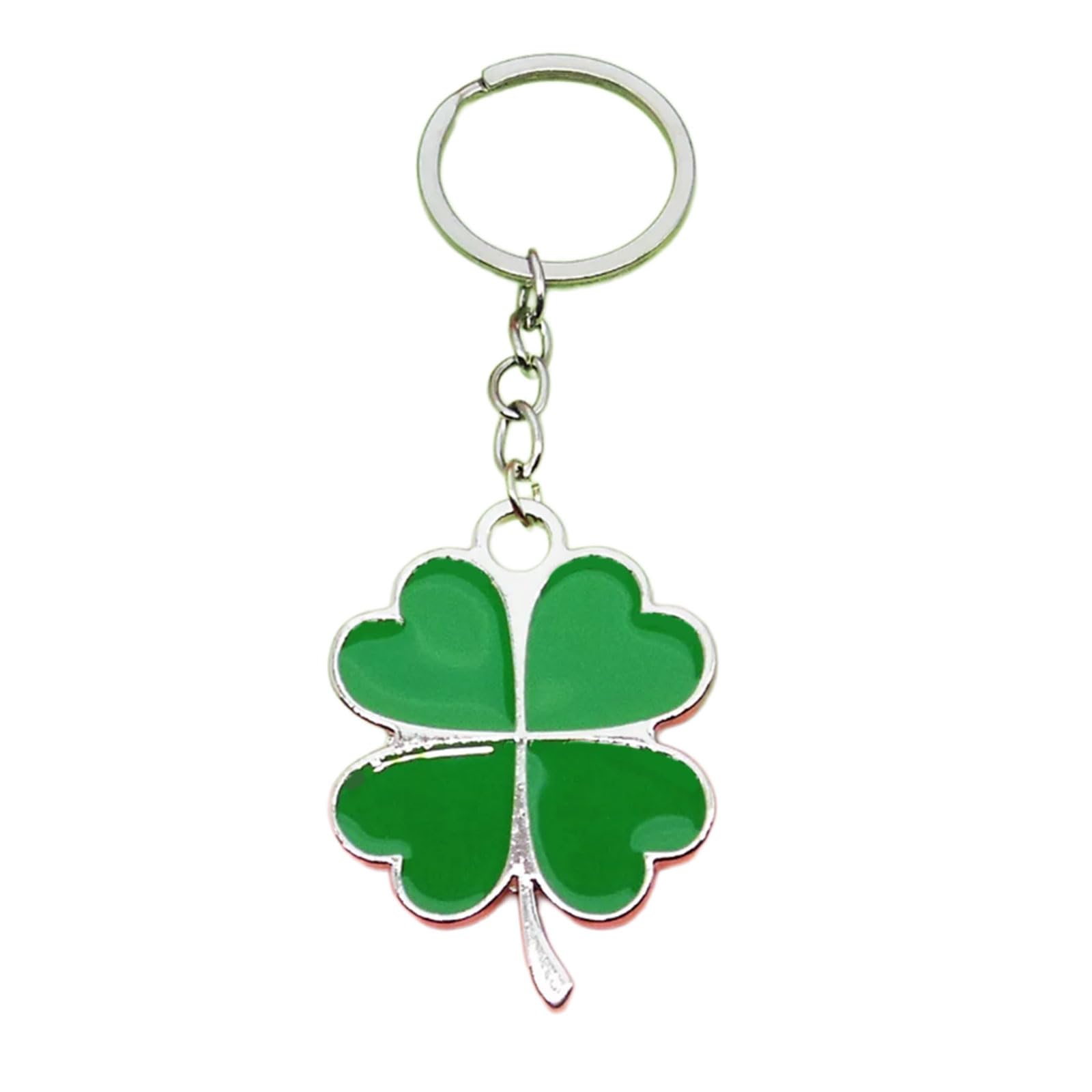 Baodss Exquisite Alloy Four Clovers Keychain Symbolizing Luck and Happiness Decoration for All Ages Ideas
