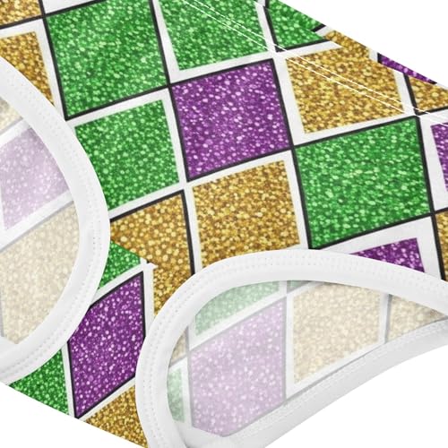 Florals Toddler Underwear Floral 2t Cotton Girl Panties Cute Bright Rhombic Diamond Gold Purple Briefs Underpants4