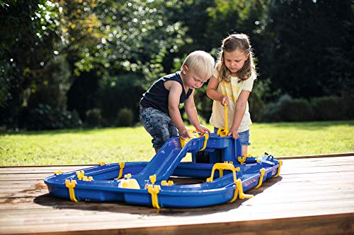 Big - Waterplay Niagara - Wasserbahn blau, 130 x 90 x 22cm große Bahn, mit 3 Booten, Wasserflugzeug und 4 Spielfiguren, 2 Schleusen und Handkurbel zur Wasserregulierung, ab 3 Jahren - Image 7