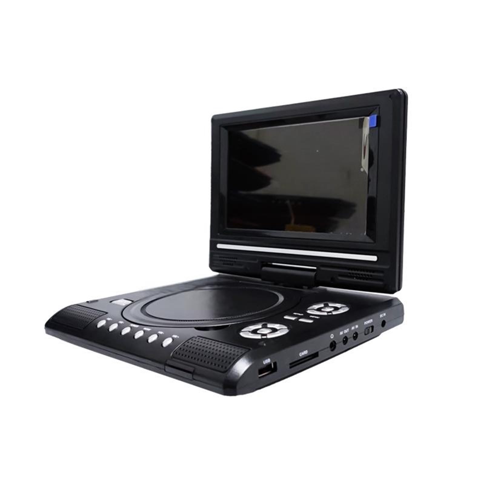 Lecteur DVD Mobile, Support de Manette Jeu sans Fil for Lecteur DVD, Prise en Charge la Carte USB/SD, Meilleurs formats for dortoir et Maison Haute résolution